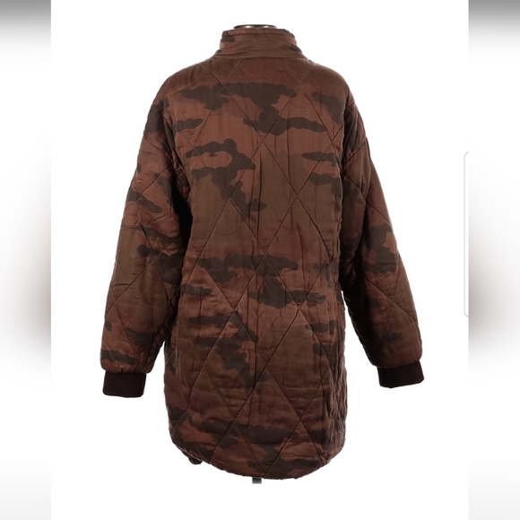Anthropologie Marrakech Quilted Camo Jacket - Picture 7 of 10